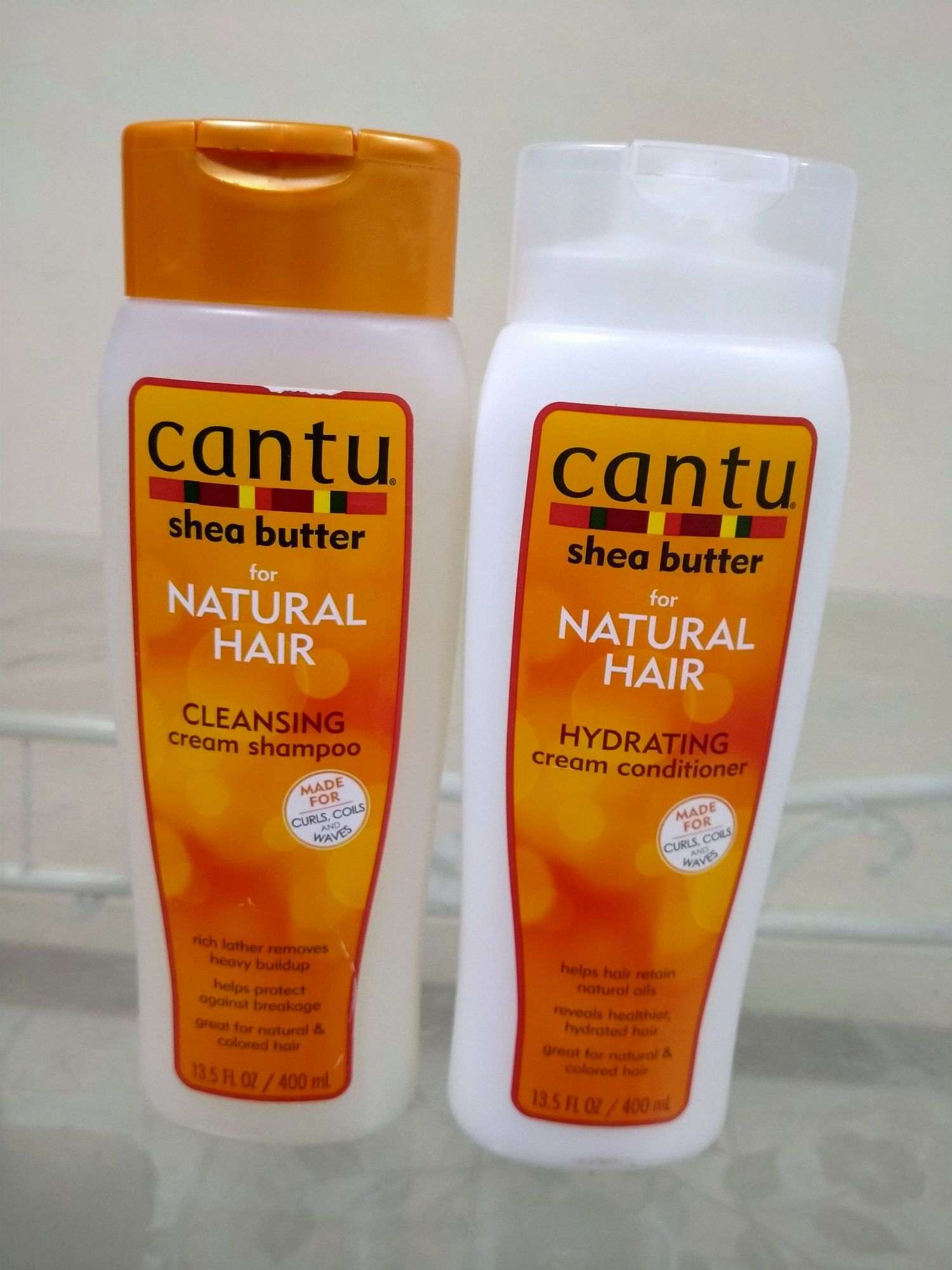 ซื้อที่ไหน Cantu Shea Butter for Natural Hair Cleansing Cream Shampoo and Hydrating Conditioner