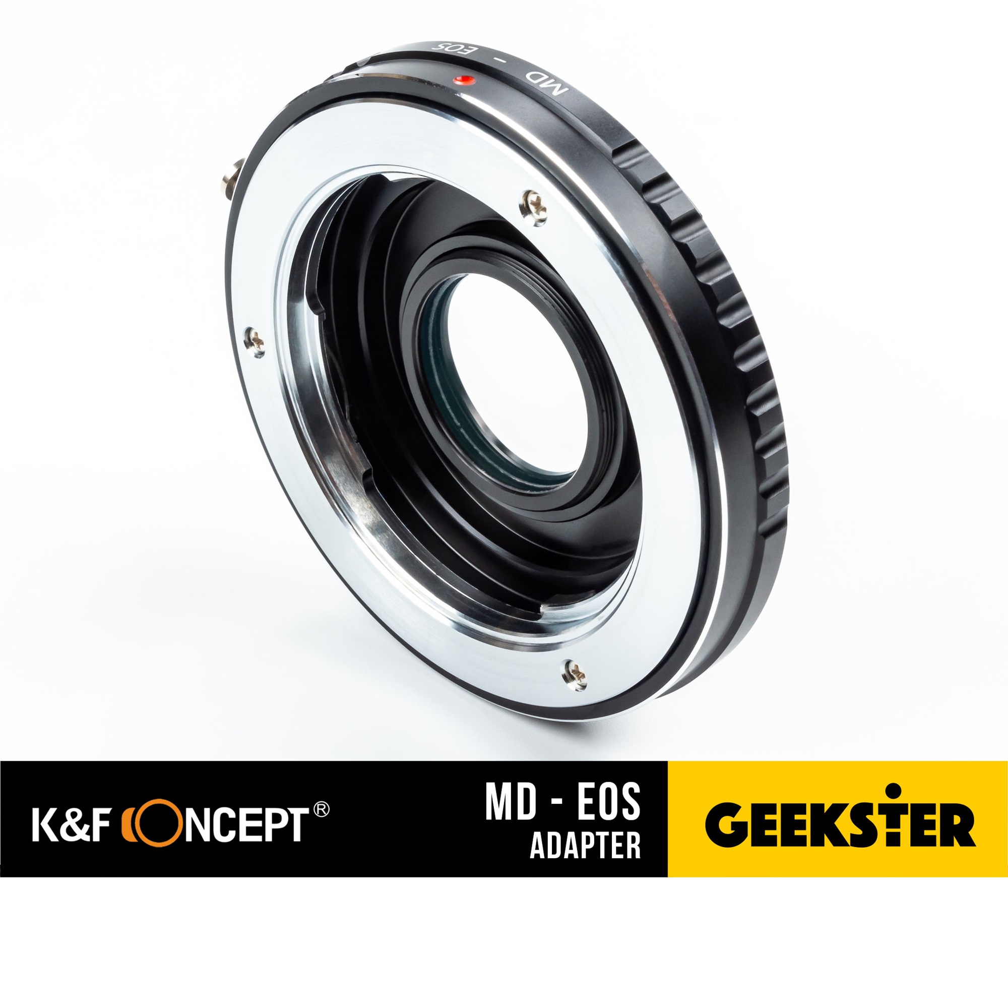 K&F MD-EOS EF Adapter แปลงเลนส์ MD Minolta เพื่อเอามาใส่กล้อง Canon DSLR EF / EF-S / EOS ( Lens mount adapter Mount MD For Canon EOS / EF ) ( เมาท์แปลง อแดปเตอร์ ) ( MD-EOS / MD-EF ) ( MD EOS / MD EF KF ) ( Geekster )
