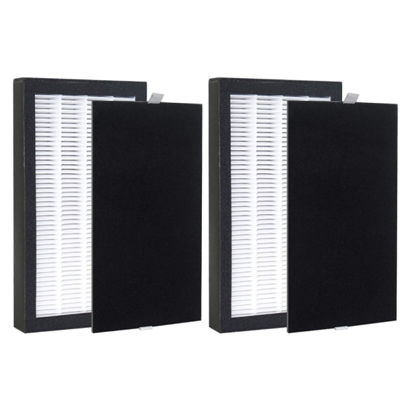 2Pcs Fit for Germ Guardian Air Filter Ac4100, Ac4100Ca, Ac4150Bl Replacement Filter Elements