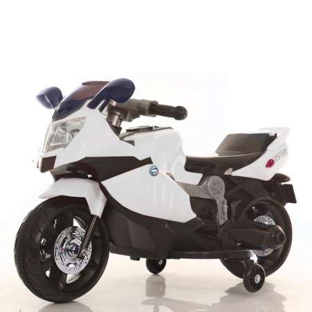 มอเตอร์ไซค์ไฟฟ้า รถแบตเตอรี่เด็ก Bike Premium รถไฟฟ้า รถมอเตอร์ไซค์เด็กไฟฟ้า รถเด็ก รถมอเตอร์ไซค์เด็ก [ขาว]