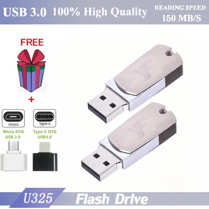 แฟลชไดร์ฟ แฟลชไดร์  Flash drive Flashdrive 16GB32GB64GB128GB256GB ดิสก์U อุปกรณ์จัดเก็บข้อมูล ของแท้ความเร็วสูงUSB3.0