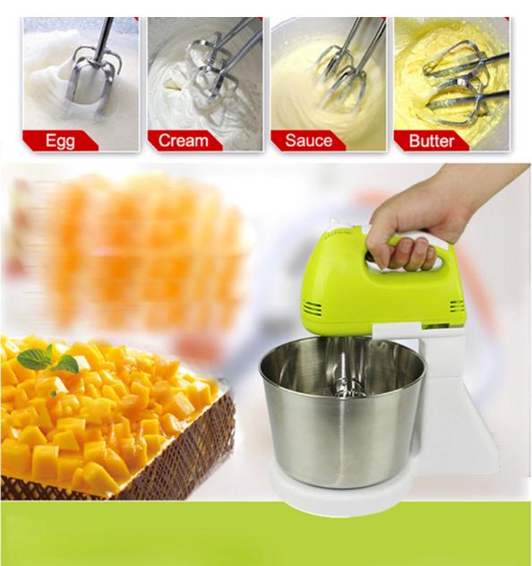 Best to Buy Electric 7 Speed Egg Beater Flour Mixer Mini Electric Hand Held Mixer เครื่องผสมแป้งตีไข่