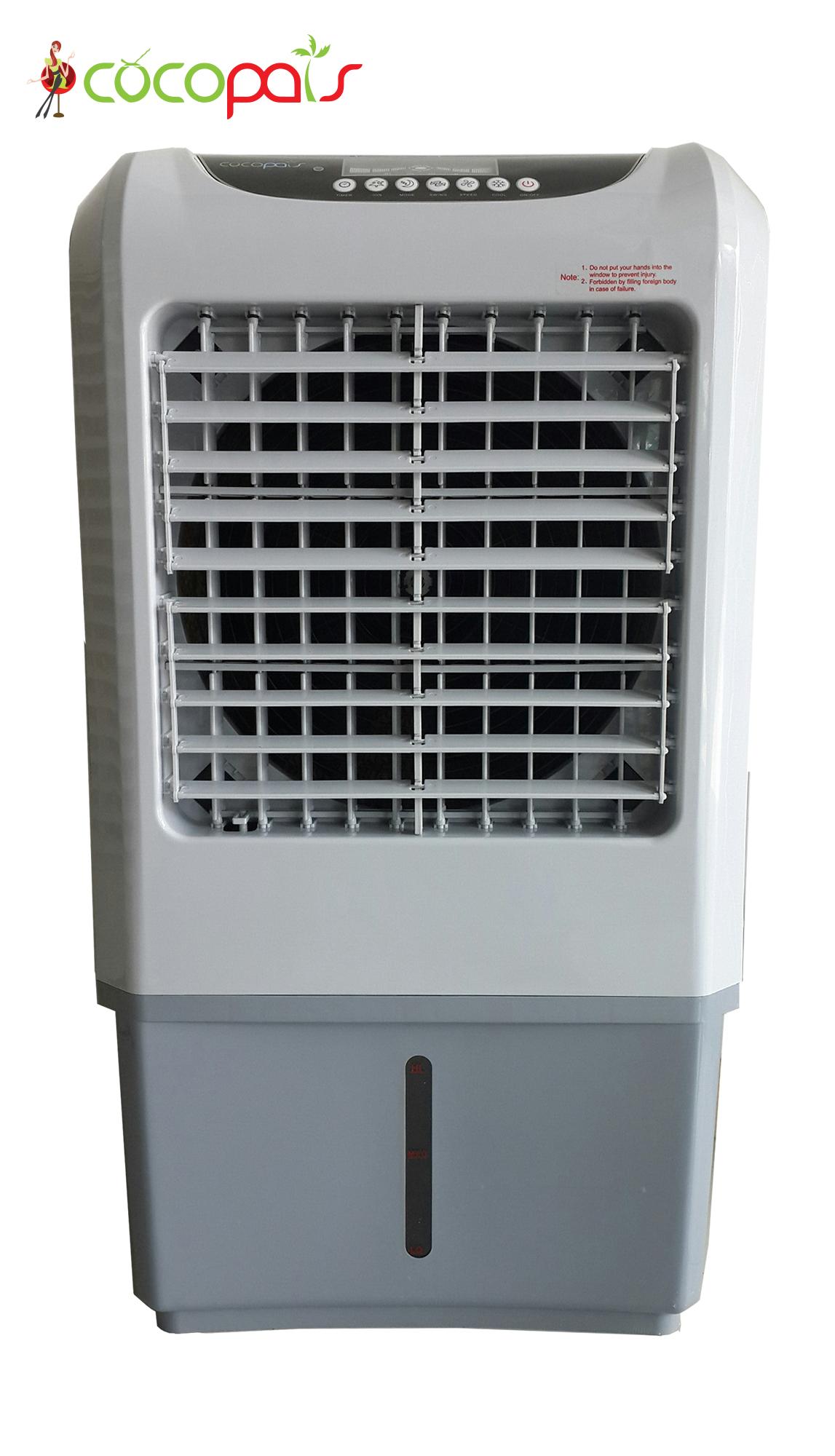 Cocopals พัดลมไอเย็น ระบบ 4 in 1 พัดลม 30 ลิตร มีรีโมทคอนโทรล ตั้งเวลาได้ Air Cooler รุ่น SC-07-01 # พัดลม พัดลมไอน้ำ Aircooler แอร์ประหยัดไฟ Air แอร์ cocopals เพอร์เฟค