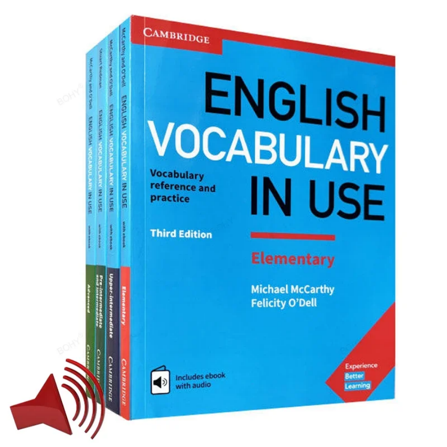 4Books set Cambridge English Vocabulary Book English Vocabulary In Use 