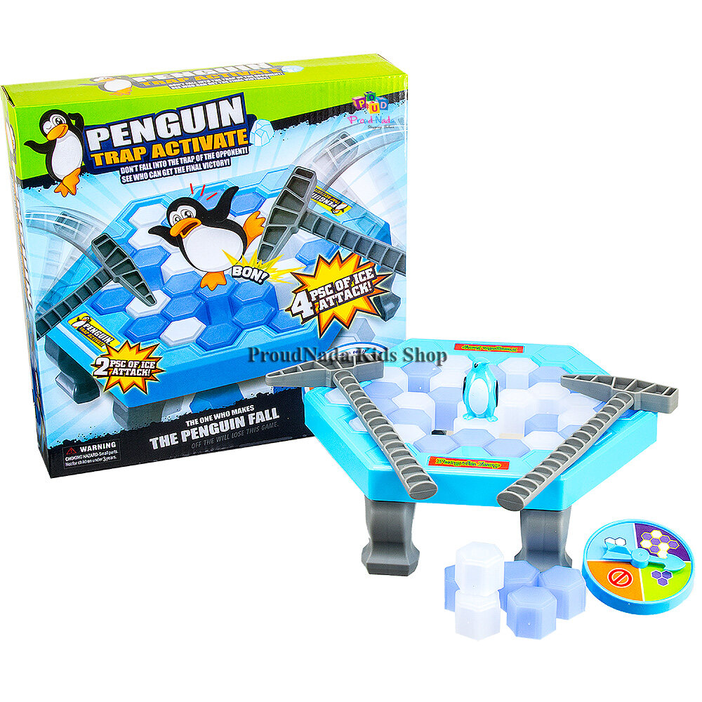 ProudNada Toys ของเล่นเด็กเกมส์แพนกวิ้นทุบน้ำแข็ง PENGUIN TRAP ACTIVATE NO.LF888
