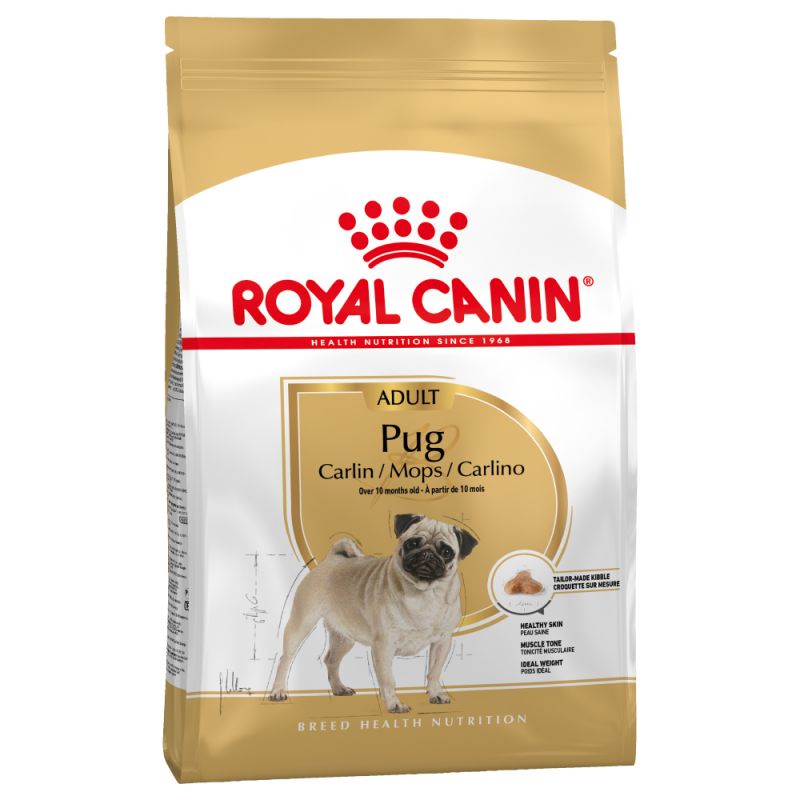 Royal Canin Pug Adult(อาหารสุนัขแบบเม็ด สำหรับสุนัขพันธุ์ปั๊ก) 1.5kg