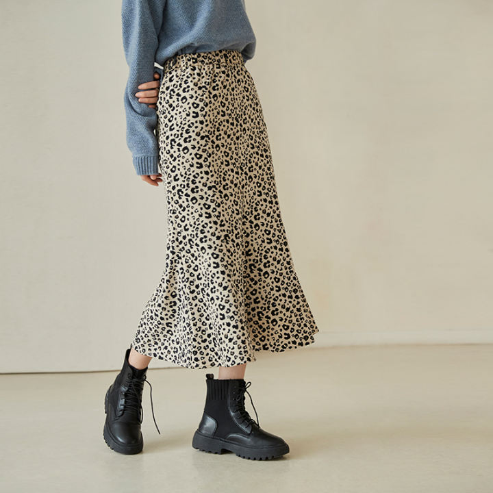 mid length leopard skirts 2020