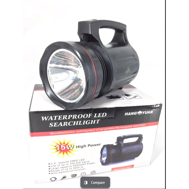 (Hot Deal+++) ไฟฉายแรงสูง หลอด T6 กันน้ำ 15w High Power Search Light (Model 8006) ราคาถูก ไฟฉาย ดํา น้ํา ไฟฉาย ดํา น้ํา ลึก ไฟฉาย ดํา น้ํา ยิง ปลา ไฟฉายดำใต้น้ำ