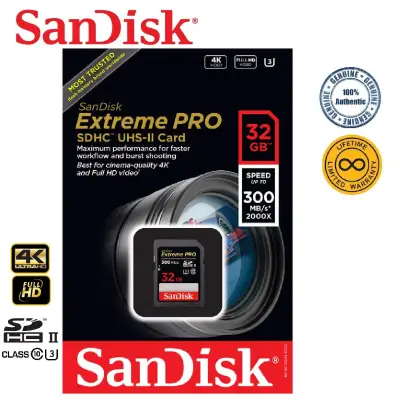 SanDisk 32GB Extreme PRO SDHC (300MB/s)