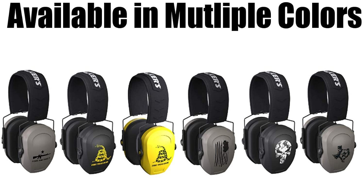 Walker's Game Ear Walker's Razor Slim Passive Earmuffs Ultra Low