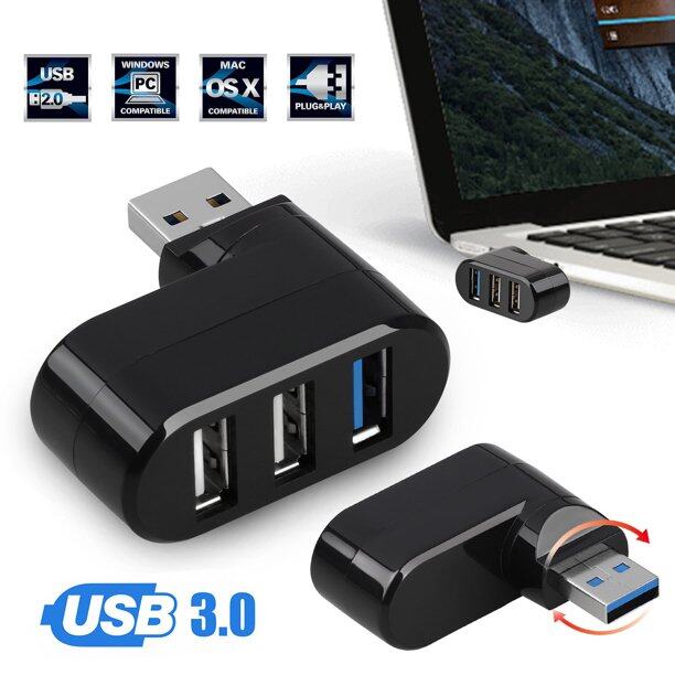 3 พอร์ต Multi 2.0 / 3.0 USB Hub Mini USB Hub อะแดปเตอร์เชื่อมต่อความเร็วสูง