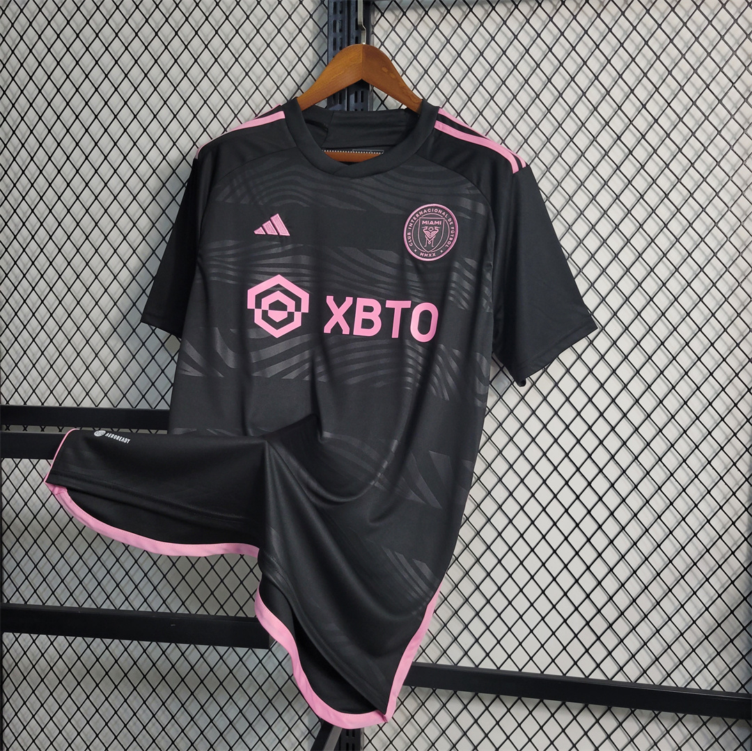 INTER MIAMI AWAY BLACK 2324 KIT MLS LEAGUE FOOTBALL SHIRT SOCCER JERSEY inter-miami-away-black-2324-kit-mls-league-football-shirt-soccer-jersey