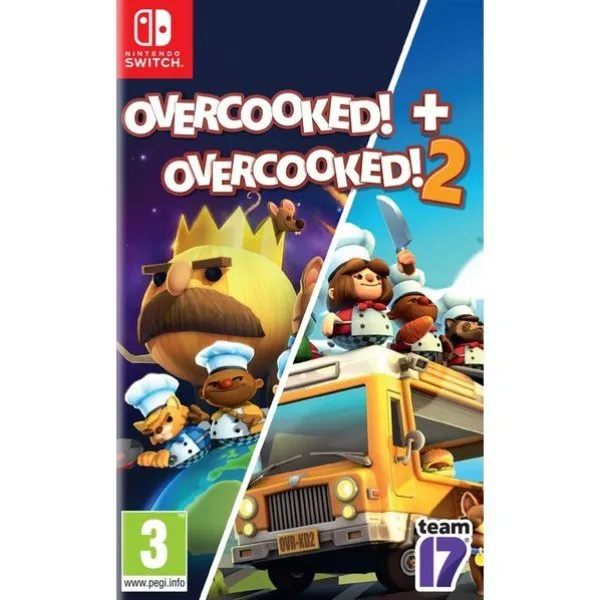 [+..••] NSW OVERCOOKED! + OVERCOOKED! 2 (เกมส์ Nintendo Switch™)