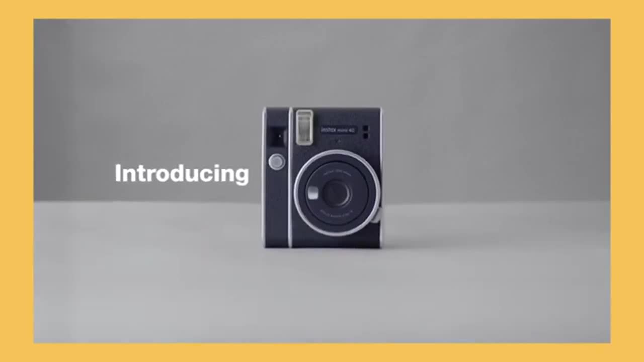 กล้องฟิล์ม [กรุงเทพฯ ส่งด่วน 1 ชั่วโมง] film Instax Mini 40 Instant Camera กล้องฟิล์มอินสแตนท์ ออกแบบมาสำหรับสายแฟชั่น