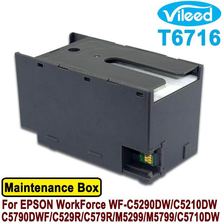 T6716 PXMB8 Maintenance Box Cartridge T671600 C13T671600 Compatible for EPSON WorkForce WF-C5290DW C5210DW C5790DWF WF-C529R C579R M5299 WF M5799 C5710DW Color Inkjet Printer