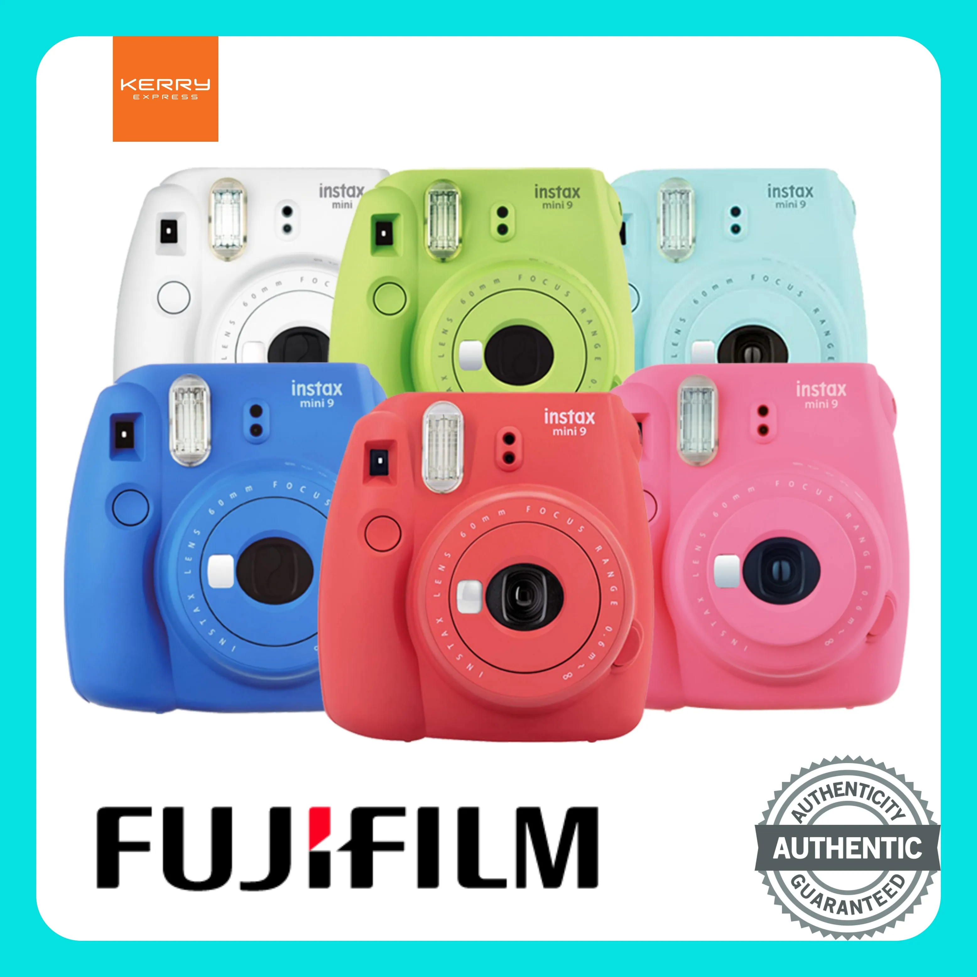 กล้องโพลารอยด์ Fujifilm Instax Mini 9 หลากหลายสี กดถ่ายปุ๊ปได้รูปทันที! ขนาดกะทัดรัด มาพร้อมแฟลชและช่องมองภาพในตัว กล้อง fuji กล้องฟิล์ม กล้อง instax กล้อง polaroid กล้อง ฟูจิ กล้อง instax mini 9 กล้องโพลารอยด์ fujifilm instax mini 9 ราคาถูก ของแท้100%