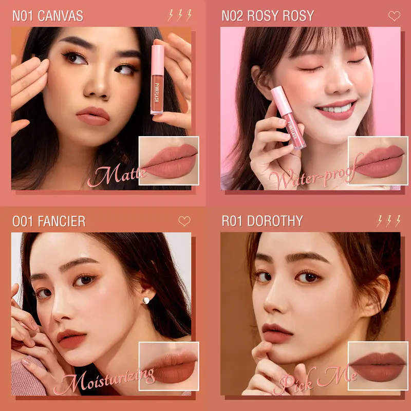 ภาพสินค้าFOCALLURE Official Store PinkFlash ลิปสติก ลิปเนื้อแมท เครื่องสำอางผญ 14สี จากร้าน FOCALLURE Official Store บน Lazada ภาพที่ 9