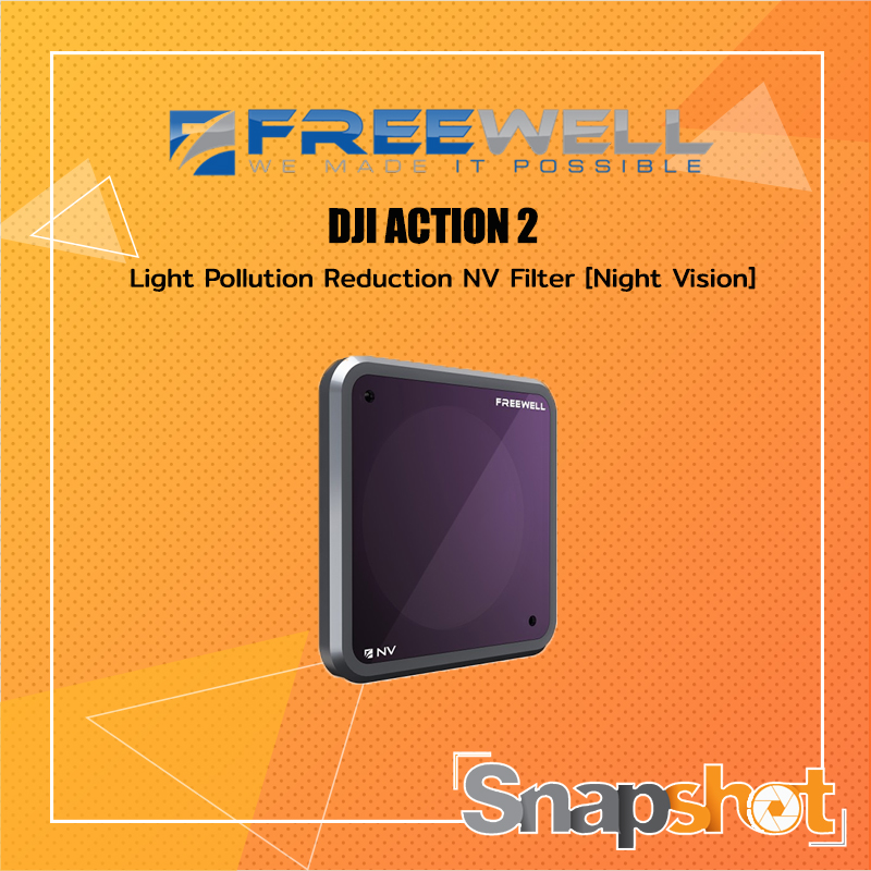 FREEWELL NV Filter DJI ACTION 2 [ Night Vision Filters ] [ FWOA2NV
