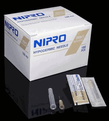 Nipro 30g needle เข็มฉีดยาเบอร์ 30 (แบ่งขาย 10 ชิ้น)