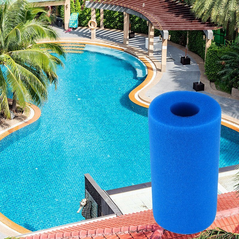 Swimming Pool Filter Foam Sponge, for Intex Type a Reusable Washable Hot Tub Filter Pool Filter Foam Sponge Cartridge (5-Pack)