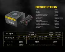 ภาพขนาดย่อของภาพหน้าปกสินค้าพาวเวอร์ซับพาย NUBWO POWER SUPPLY 650W NPS-020 อุปกรณ์จ่ายไฟ สินค้าประกัน 2 ปี จากร้าน มหาพรม บน Lazada ภาพที่ 8