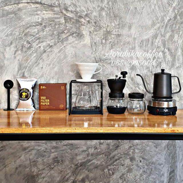โปรโมชั่น ชุด Drip coffee 2-4 cup กาดริป 600ml ราคาถูก เครื่องชงกาแฟ เครื่องชงกาแฟสด เครื่องชงกาแฟอัตโนมัติ เครื่องชงกาแฟพกพา