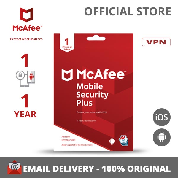 McAfee Mobile Security 1 เครื่อง 1 ปี