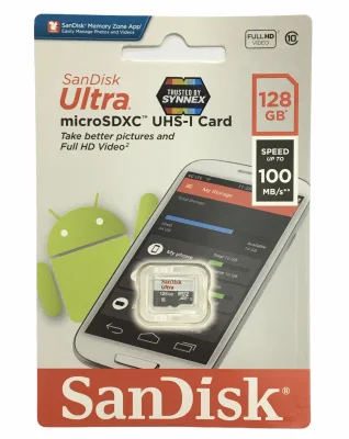 SanDisk 128GB MicroSDXC UHS-I Card Ultra Class10 Speed 100MB/s** เมมโมรี่การ์ดแท้