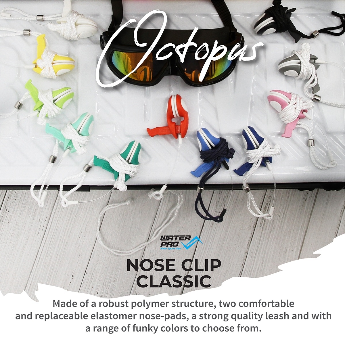 Nose Clips Classic by Octopus Freediving ฟรีไดฟ์