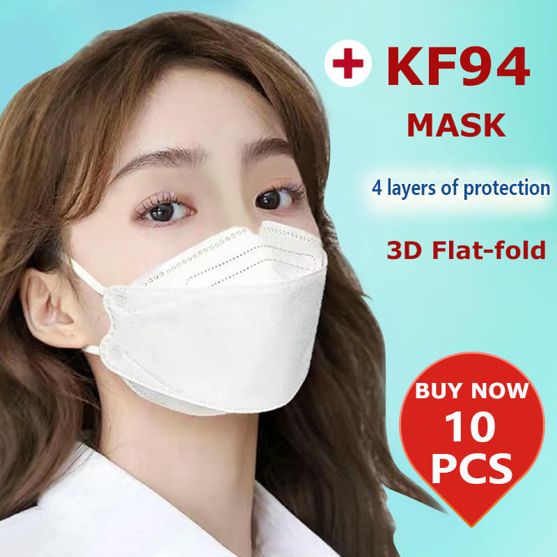 KF94 Protective Tool Disposable Summer Thin Adult 3D Three-dimensional Fish Mouth Protective Men and Women Breathable