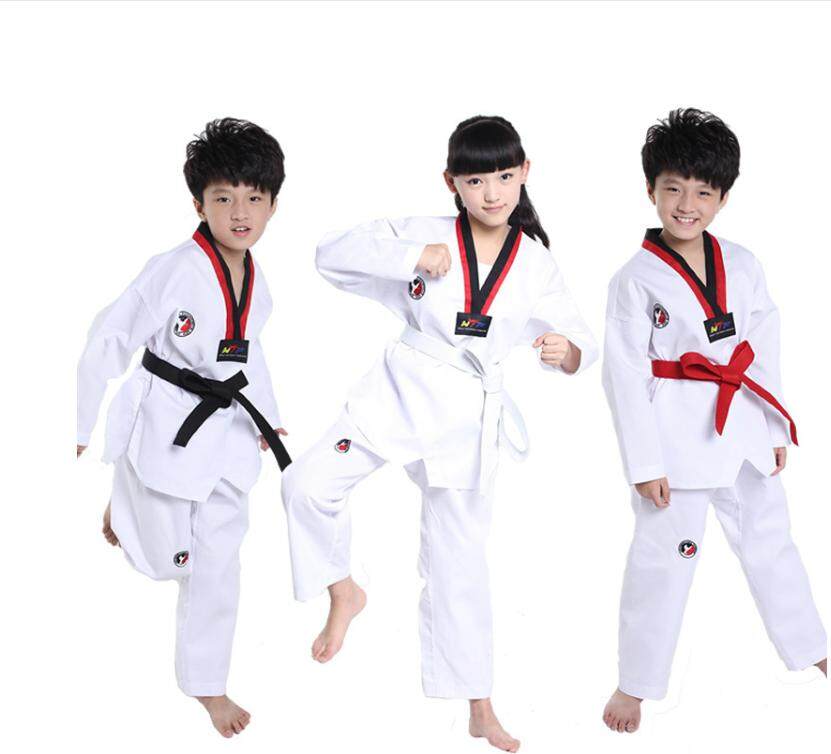 CB❤️สินค้าพร้อมส่ง❤️ ชุดเทควันโดเด็ก สำหรับเด็กใส่ฝึกซ้อม เสื้อ+กางเกง สีขาว  รุ่น 320