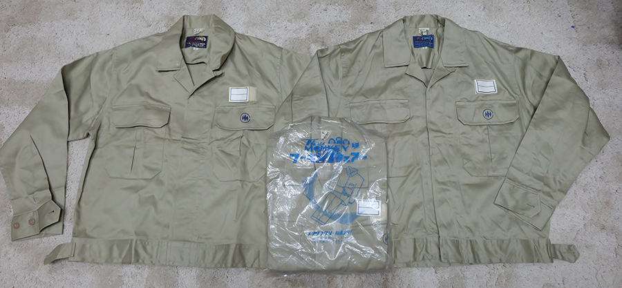 เสื้อช็อป เสื้อช่าง เสื้อช็อปช่าง​ เสื้อทำงาน เสื้อยูนิฟอร์ม​ uniform​ work​ ​shirt มือ 1 ของญี่ปุ่น ไซส์ S