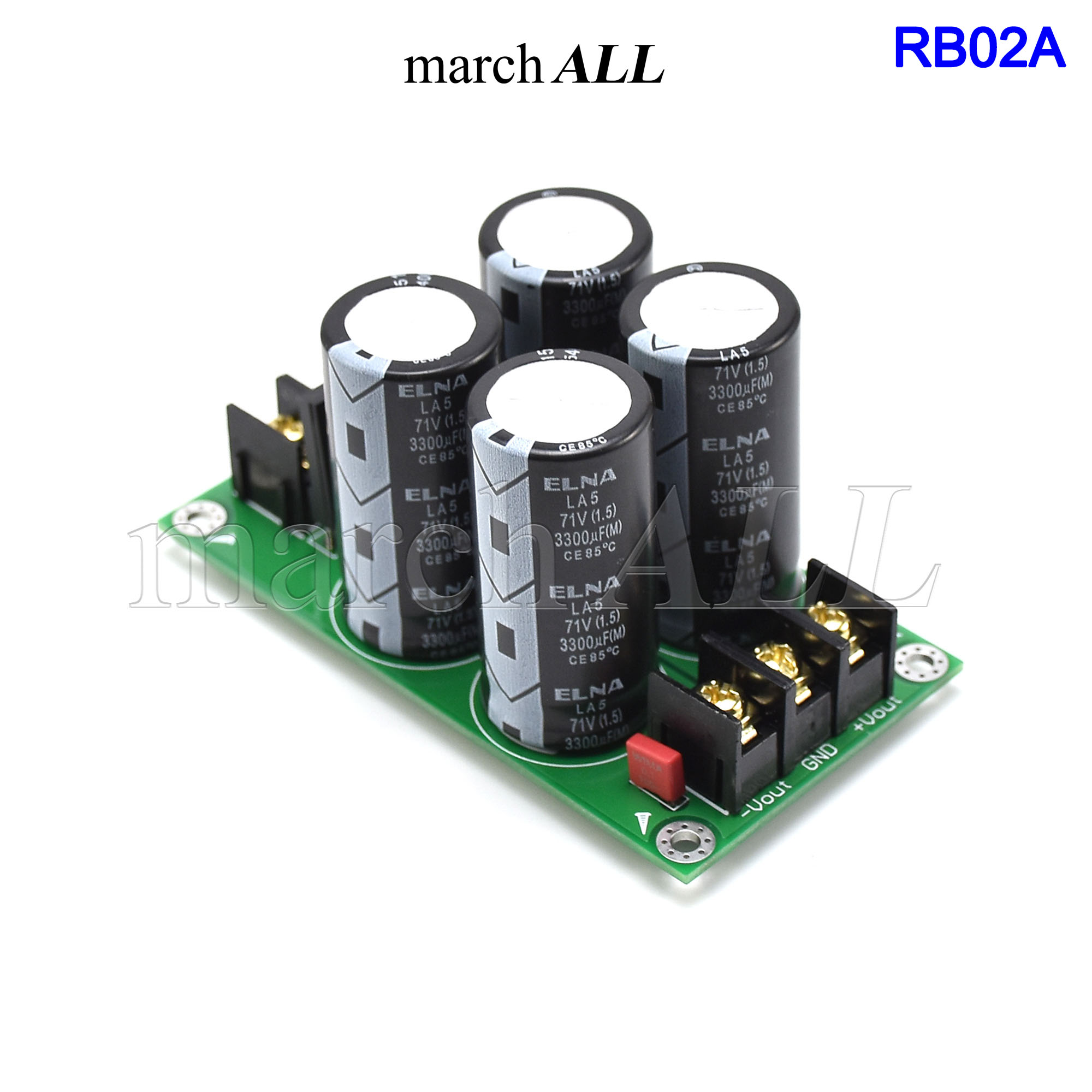 Marchall RB02A ชุดลงอุปกรณ์ บอร์ดเรกติไฟ บอร์ดจ่ายไฟ Dual DC +- Ground บวก ลบ กราวด์ เพาเวอร์ซัพพลาย ดูออล ดีซี เร็กติไฟเออร์ เรียงกระแส กรอง C-Filter เป็นไฟ DC Supply จากหม้อแปลง ใช้กับ บอร์ดไดร์741 แอมป์ ทุกวงจร อิเล็ก Audio Amplifier ปรีแอมป์ กีต้าร์
