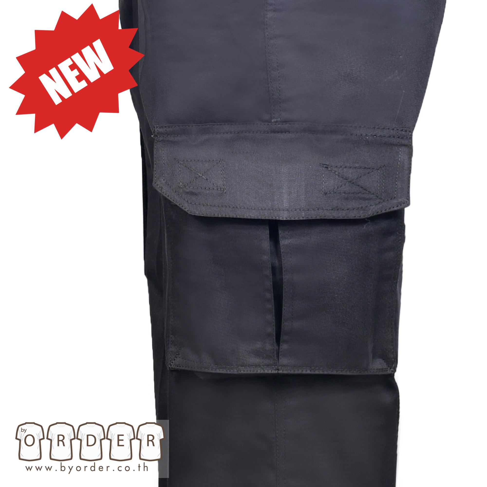 กางเกงคาร์โก้รุ่น  V02 กางเกงขายาวอย่างดี สีดำ กางเกงช่าง กางเกงทำงาน   สินค้าขายคุณภาพแบรนด์เนม ใช้ทน คุ้มค่าแน่นอน สี ดำ ขนาด เอว 40 สี ดำขนาด เอว 40