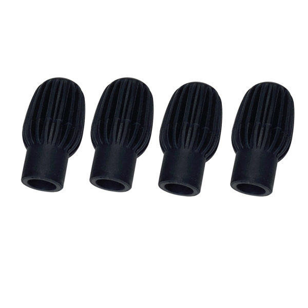 4Pcs Drum Mute Drum Dampener Silicone Drumstick Silent Practice Tips Mute Replacement Percussion Accessory
