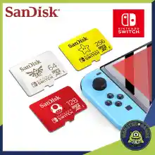 ภาพขนาดย่อของภาพหน้าปกสินค้าSanDisk microSDXC-Card for Nintendo Switch 64GB 128GB 256GB 512GB (เมม switch)(Nintendo Switch Memory card)(Switch Memory card)(MicroSD Card)(Micro SD Card) จากร้าน Monster Games บน Lazada ภาพที่ 1