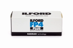 สินค้า ฟิล์มขาวดำ ILFORD FP4 Plus 125 120 Black and White Film Medium Format Hasselblad