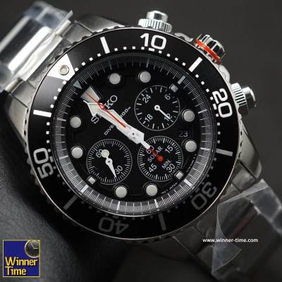 Winner Time นาฬิกา ผู้ชาย SEIKO Solar Chronograph Divers Men's Watch SSC779P รับประกันบริษัท ไซโก ประเทศไทย 1 ปี