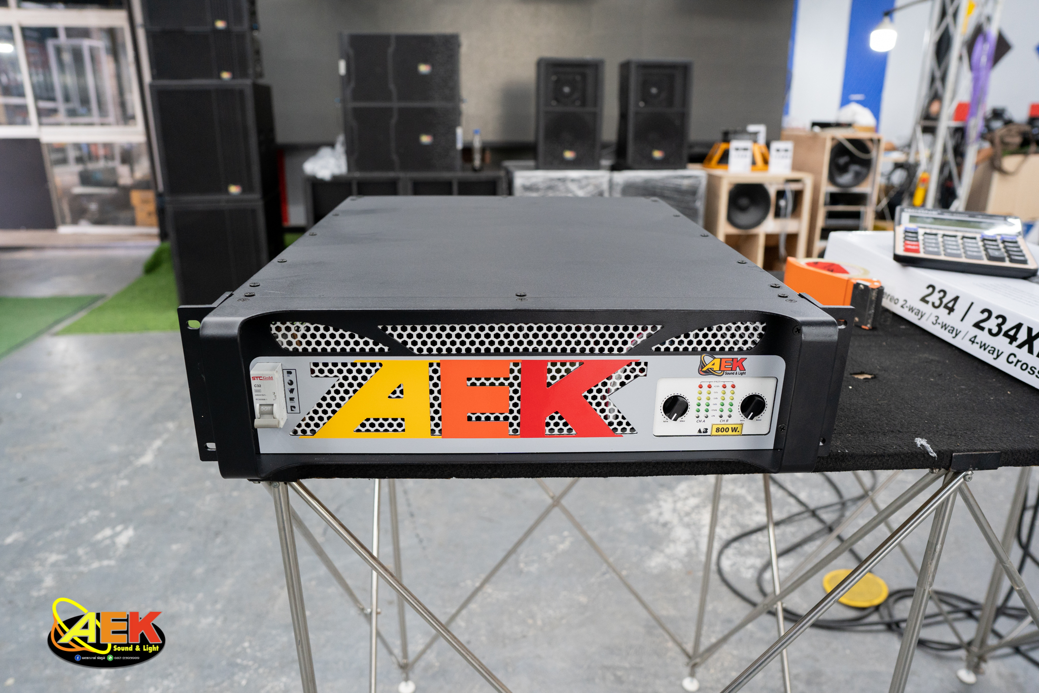เพาเวอร์ AB800 AEK SOUND - บริษัทเอกซาวด์ชัยภูมิจำกัด - ThaiPick