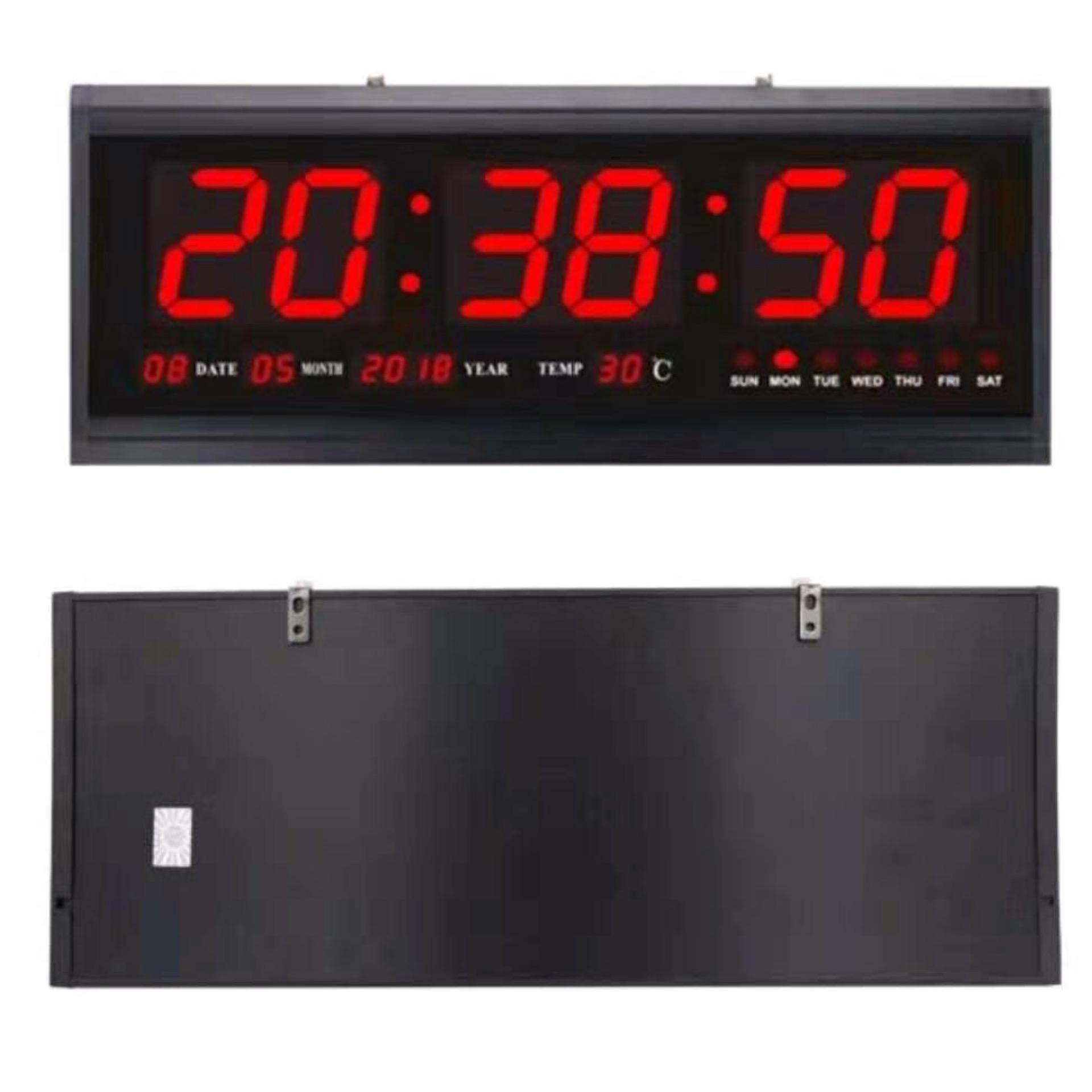 รีวิว นาฬิกาดิจิตอล LED NUMBER CLOCK แขวนติดผนัง ขนาด 48 X 18.2 X 4.8