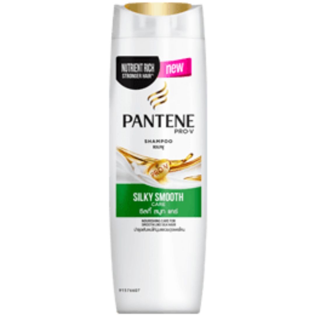 PANTENE PROV SHAMPOO SILKY SMOOTH CARE (120ml.)แชมพู แพนทีนขวดเขียว ซิ
