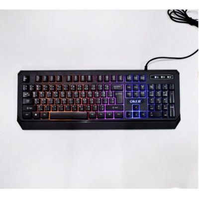 OKER KM-998 Bonfire Gamiong Keyboard คีย์บอร์ดเกมมิ่ง