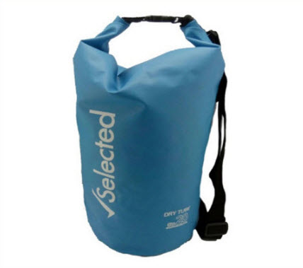 Selected กระเป๋ากันน้ำ  ถุงกันน้ำ  ถุงทะเล waterproof bag ความจุ 10 ลิตร (สีฟ้า)