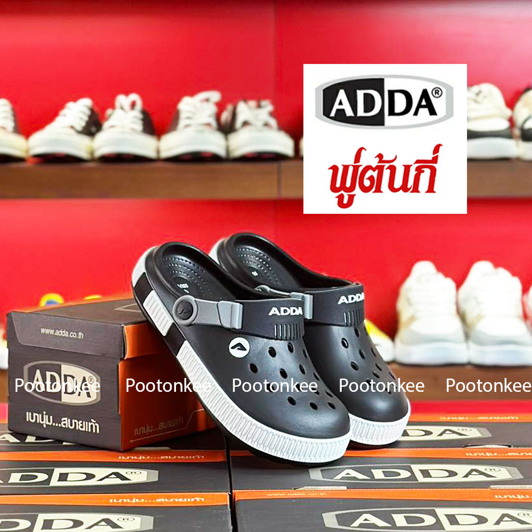 ADDA รองเท้าแตะหัวโต รองเท้าลำลอง สำหรับผู้ชาย รุ่น 55U18-W1 / 55U18-M1 ...