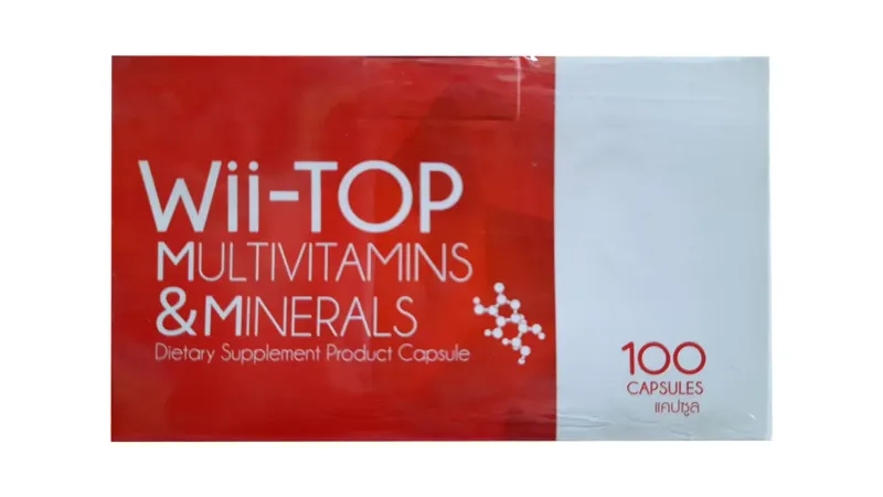 ภาพสินค้าวี-ท๊อป วิตามินรวม Wii-Top Multivitamins 100 แคปซูล (ส่งเร็ว)(ส่งจากศูนย์ฯ) By BNS จากร้าน BNS บน Lazada ภาพที่ 5