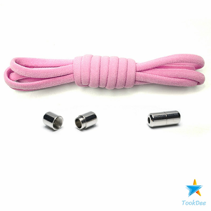 TookDee เชือกรองเท้า ไม่ต้องผูก สายยืดหยุ่นได้ดี Elastic metal shoelace