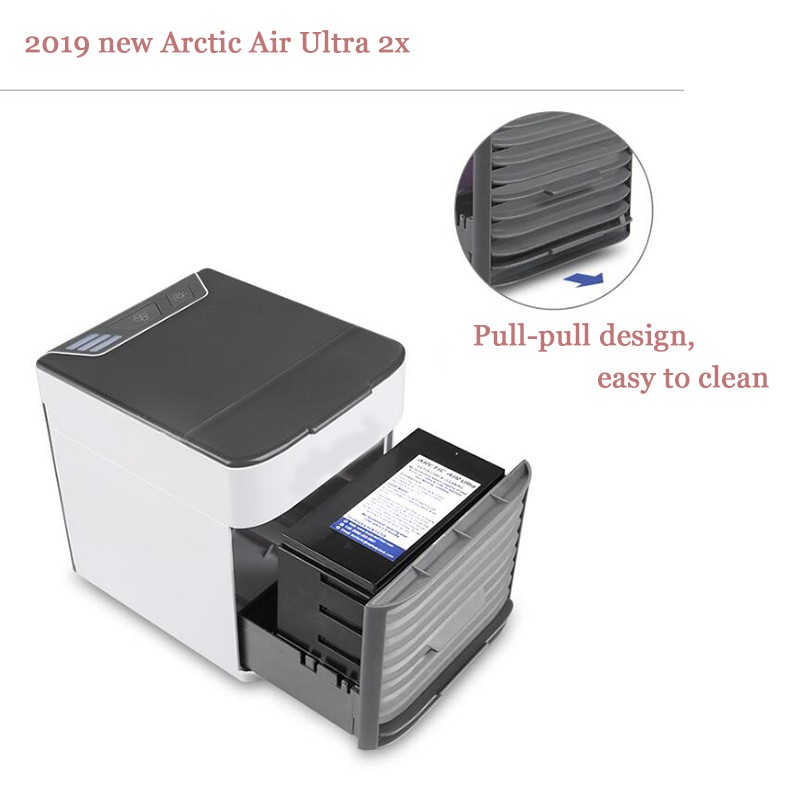 ราคาช็อค!! พัดลมไอเย็น ชาร์จ USB รุ่น Arctic Air Ultra 2x กรองอากาศ ถอดล้างแผ่นกรองได้ ประหยัดไฟ