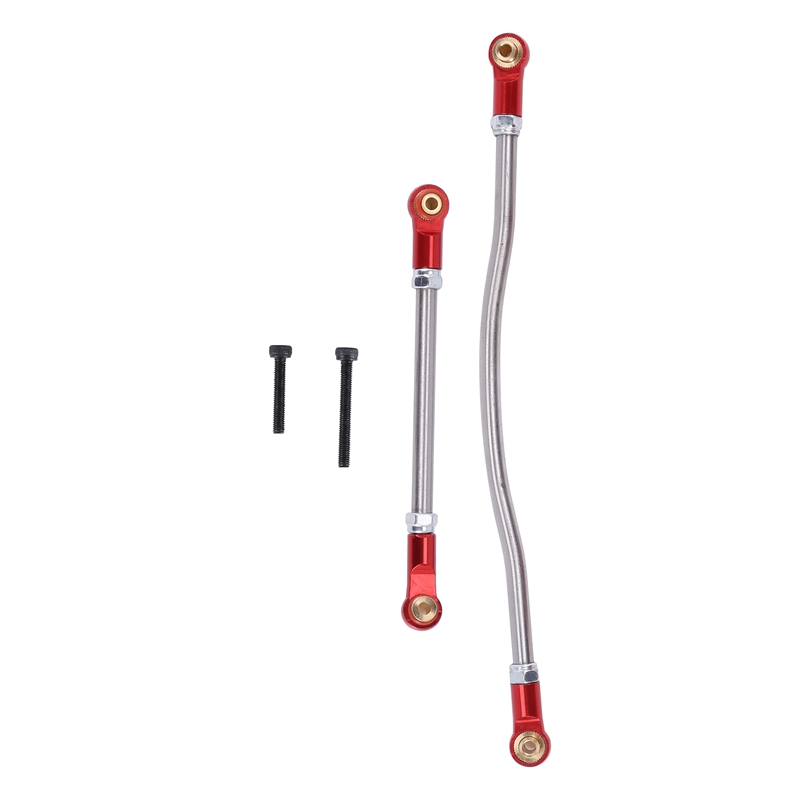 8Pcs Stainless Steel RC Steering Link Rod Ends For Axial Capra AXI03004 - 4.7" & 3.8" Lengths