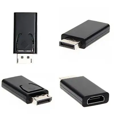 Display Port DP Male to HDMI Female Converter for HDTV Black