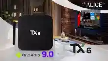 ภาพขนาดย่อของภาพหน้าปกสินค้าTX6 Allwinner H6 Ram 4GB / 32GB Android 9.0 4K กล่องทีวีกับจอแสดงผล LED WiFi LAN USB3.0 ThaiBoxshop จากร้าน ThaiBoxshop บน Lazada